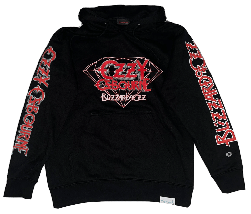 Official Ozzy Osbourne Merch Diamond Supply X Ozzy Osbourne Blizzard Of Ozz Hoodie Gifts For Him - Gypsysystersgift