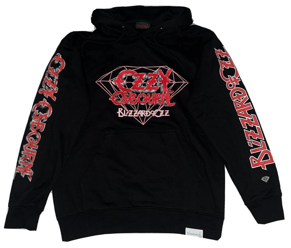 Official Ozzy Osbourne Merch Diamond Supply X Ozzy Osbourne Blizzard Of Ozz Hoodie Gifts For Him - Gypsysystersgift
