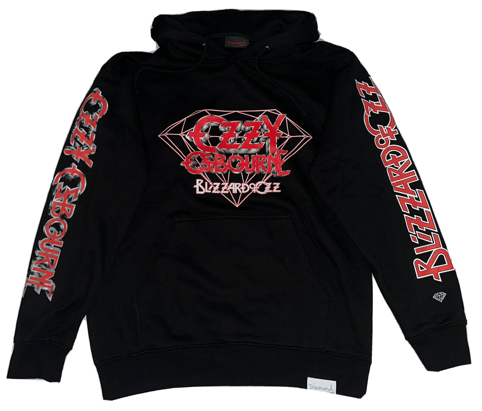 Official Ozzy Osbourne Merch Diamond Supply X Ozzy Osbourne Blizzard Of Ozz Hoodie Gifts For Him - Gypsysystersgift