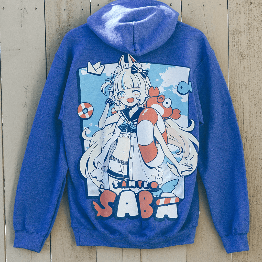 OMOCAT x Sameko Saba Merch Sameko Saba Hoodie Cute Gifts For Her - Gypsysystersgift