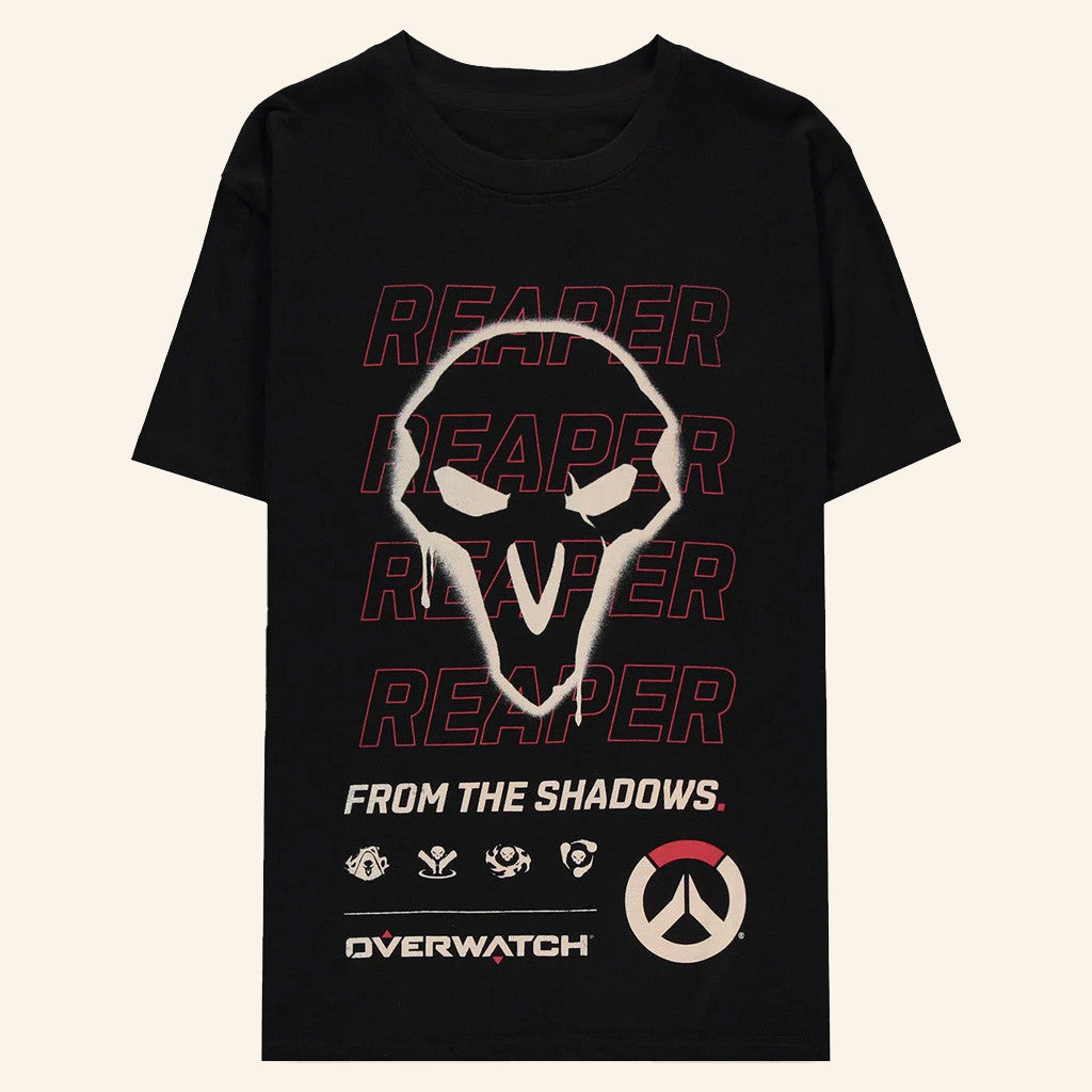 Overwatch Merch Reaper From The Shadows Black T-Shirt Cool Gifts For Him - GypsysystersGift
