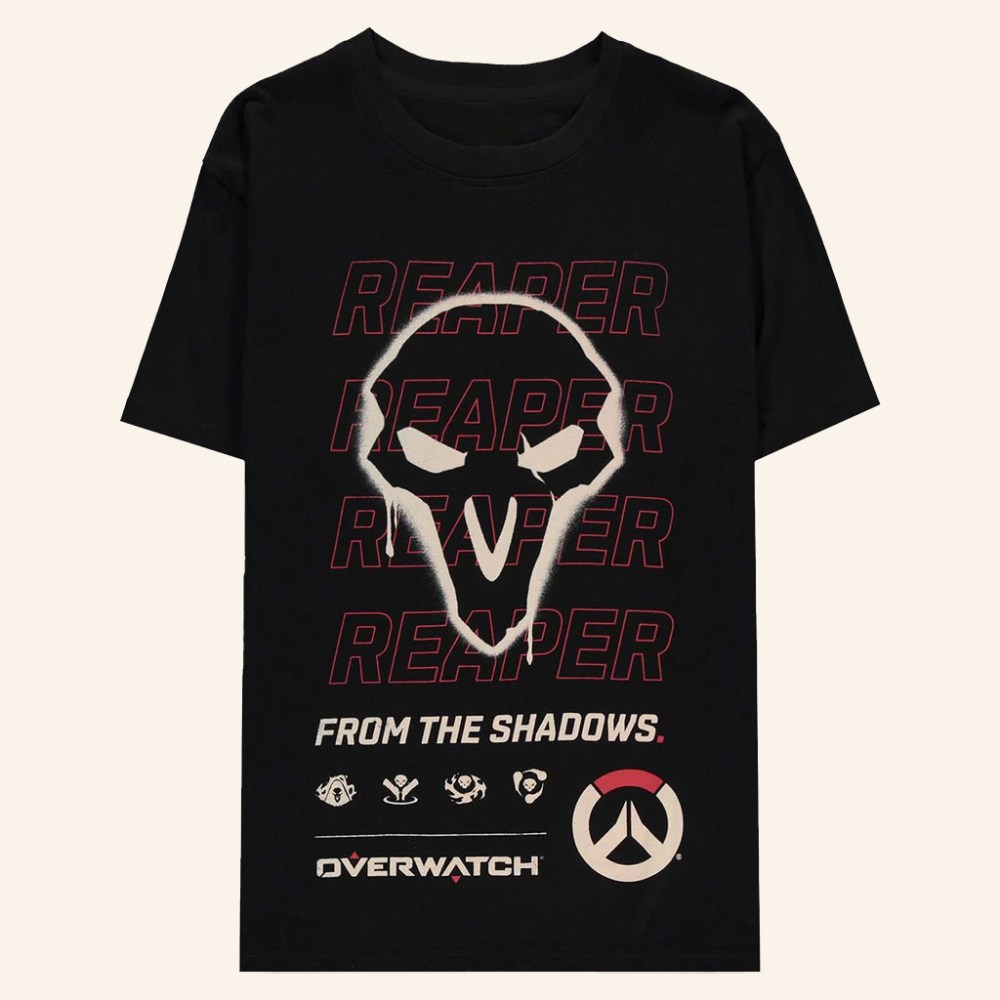 Overwatch Merch Reaper From The Shadows Black T-Shirt Cool Gifts For Him - GypsysystersGift
