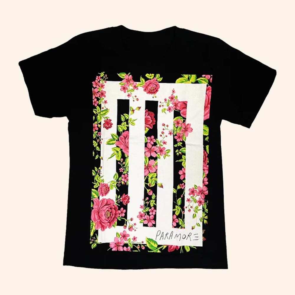 Paramore Merch Paramore Floral T-Shirt Presents For Rock Music Lovers - GypsysystersGift