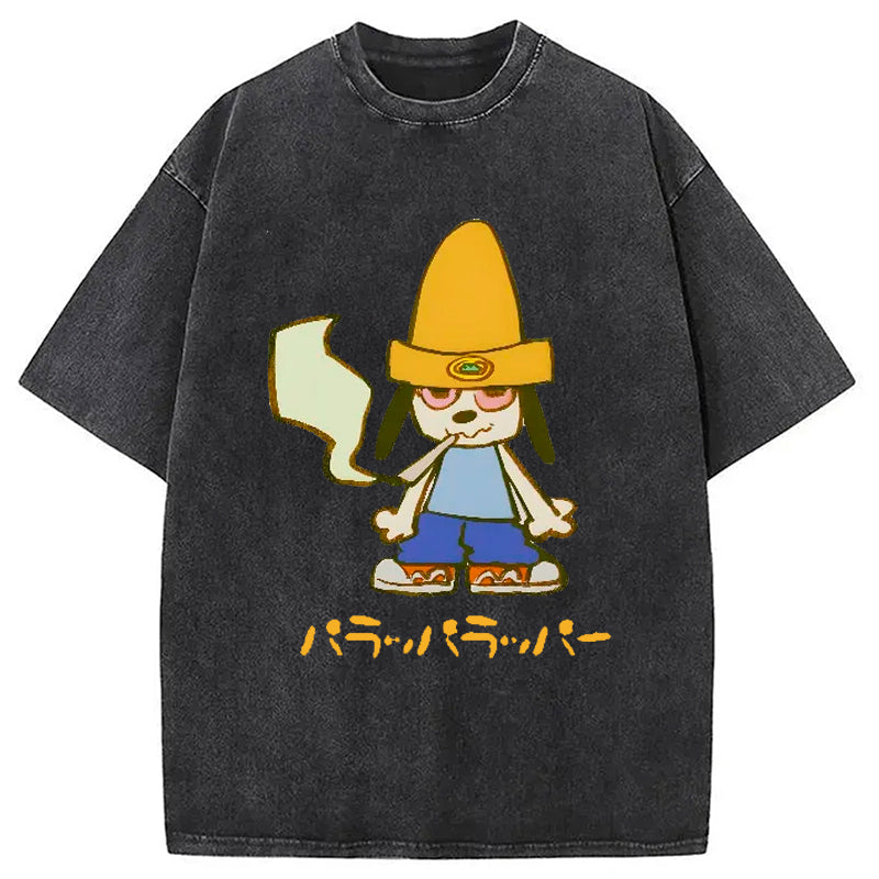 Parapraprapra Vintage Japanese Washed T-Shirt Classic Graphic Fashion Tee Gifts For Her - Gypsysystersgift