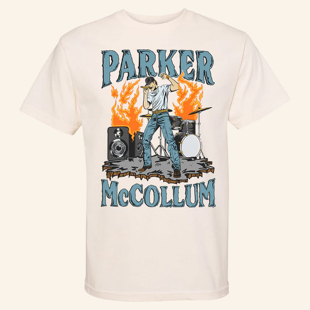 Parker McCollum Merch Cartoon T-Shirt Music Lover Gift Ideas For Him - GypsysystersGift