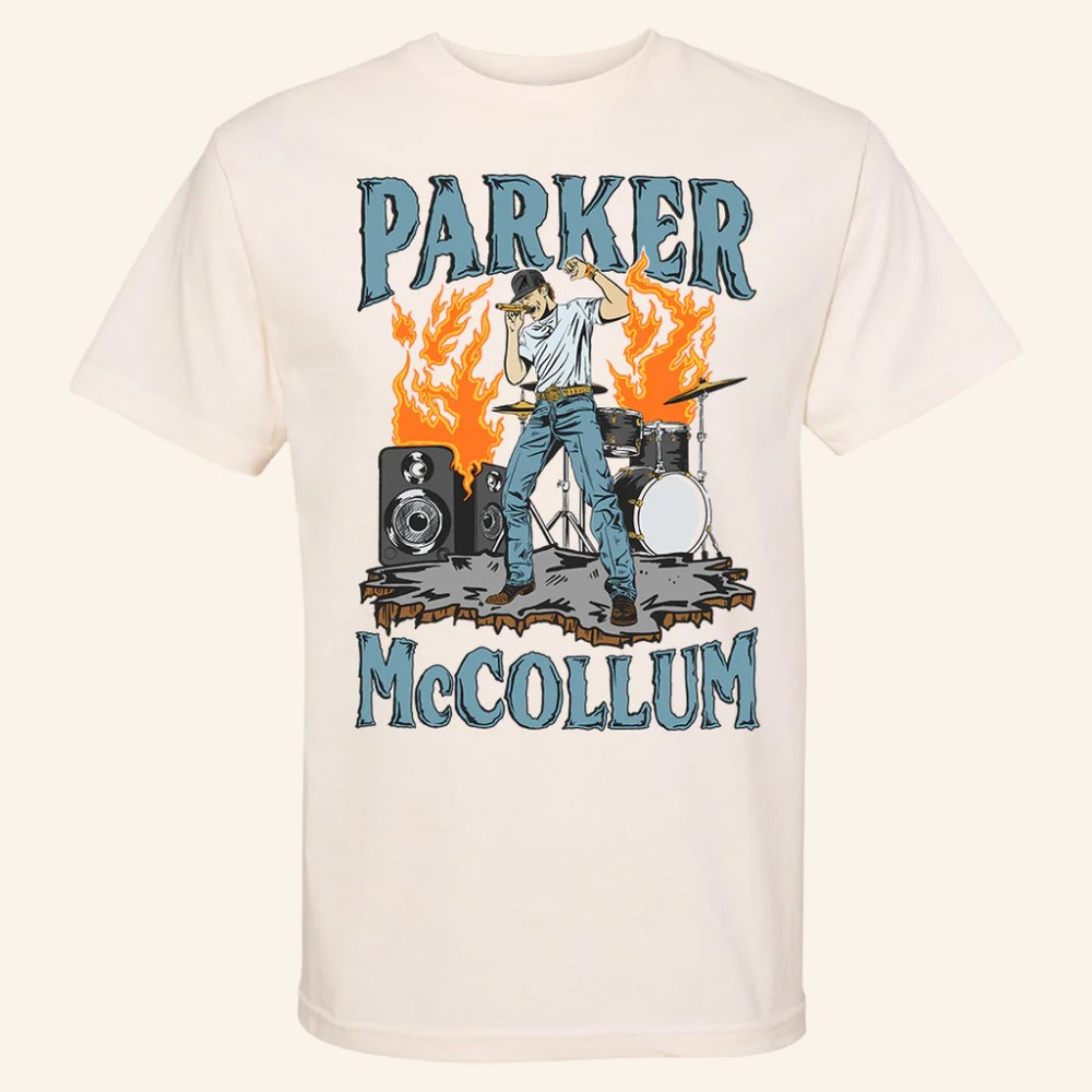 Parker McCollum Merch Cartoon T-Shirt Music Lover Gift Ideas For Him - GypsysystersGift