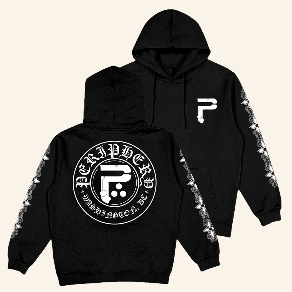 Periphery Merch Blackletter Hoodie Music Lover Gift Ideas For Him - Gypsysystersgift
