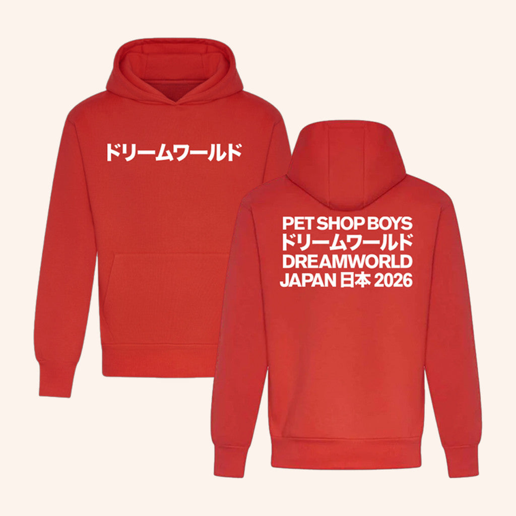 Pet Shop Boys Merch Japan 2026 Red Hoodie Music Lover Gifts For Him - Gypsysystersgift