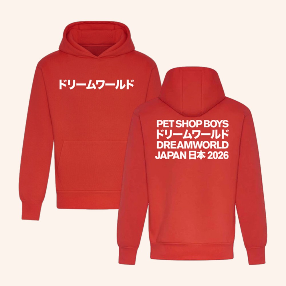 Pet Shop Boys Merch Japan 2026 Red Hoodie Music Lover Gifts For Him - Gypsysystersgift