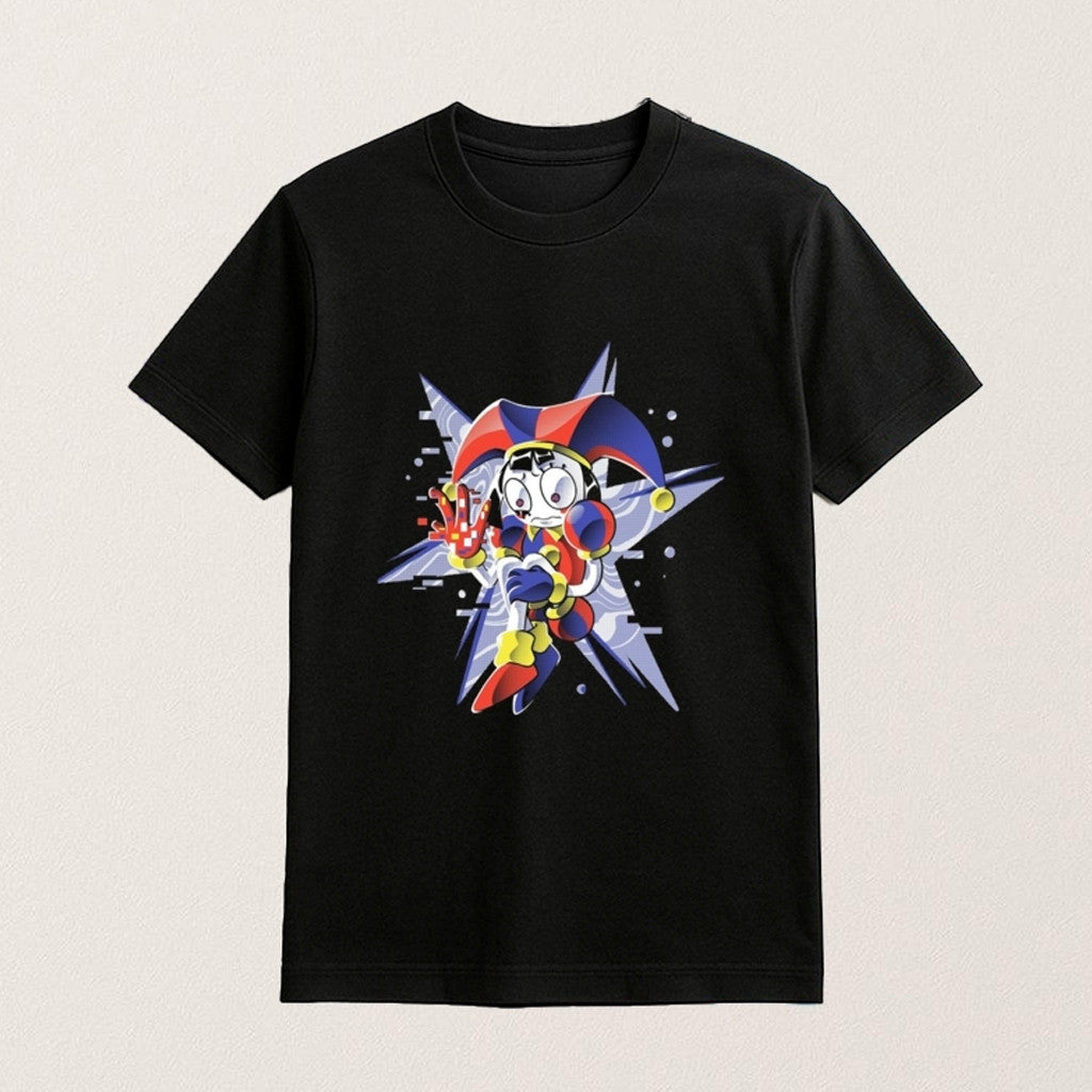 Pixel Jester Retro Glitch Art Shirt Vintage Arcade Aesthetic T-Shirt Gifts For Gamers - Gypsysystersgift