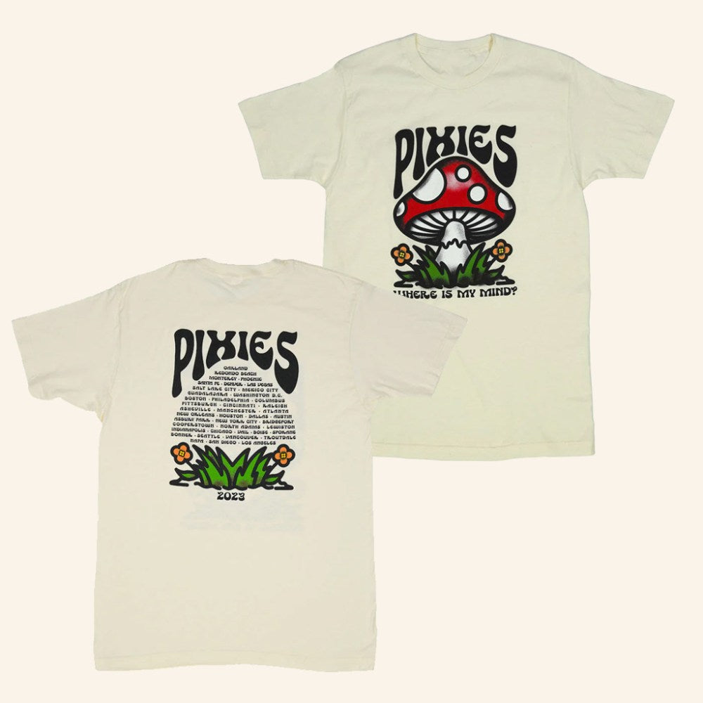 Pixies Merch Pixies Mind Shroom 2023 Tour T-Shirt Best Gifts For Rock Band Fans - Gypsysystersgift