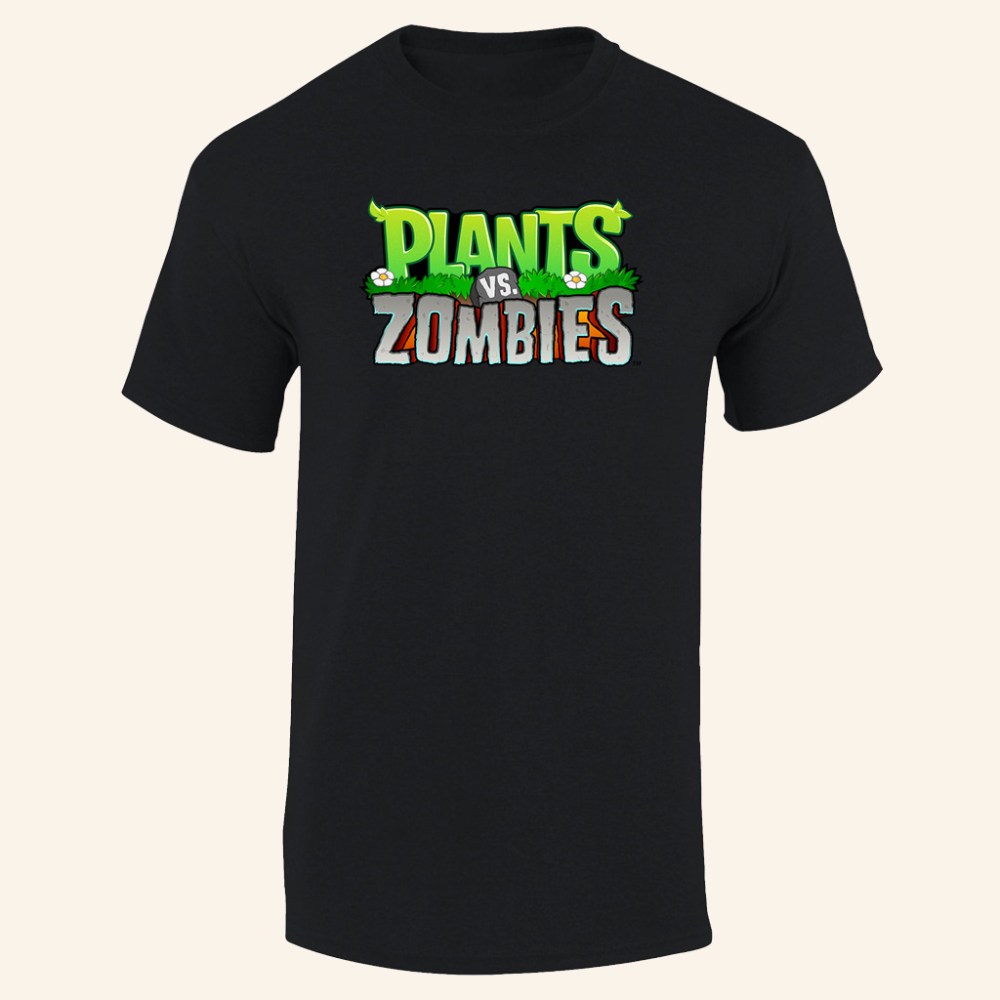 Plants Vs Zombies Merch Plants Vs Zombies Logo T-Shirt Best Gift For Game Lovers - GypsysystersGift