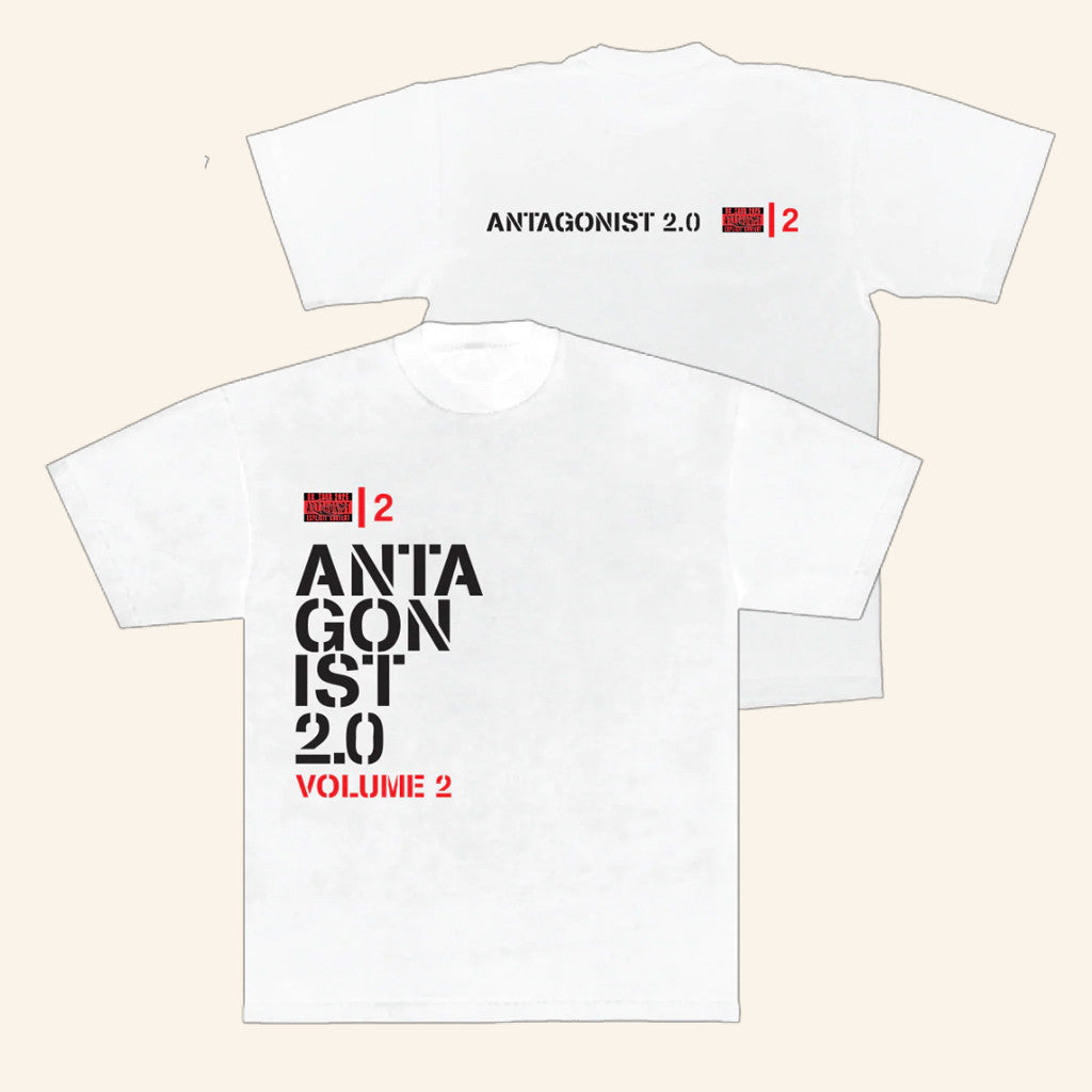 Playboi Carti Merch Antagonist 2 0 Vol 2 White T-Shirt Best Gifts For Rapper Fans - Gypsysystersgift