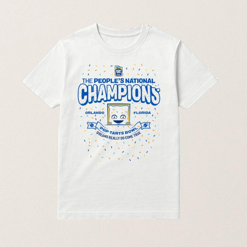 Pop Tarts Bowl 2025 The People's National Champions T-Shirt Pop Tarts Bowl Merch Football Gifts - GypsysystersGift
