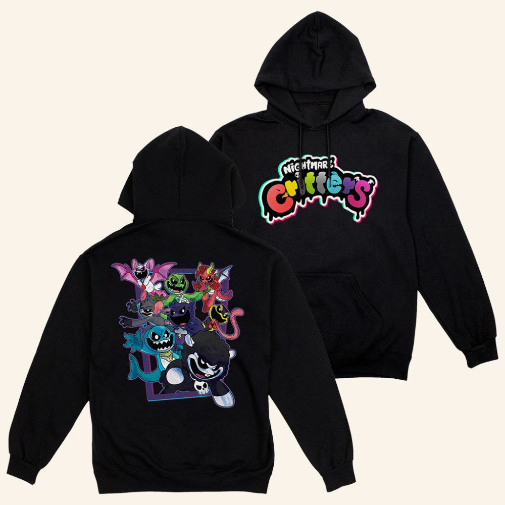 Poppy Playtime Merch Nightmare Critters Hoodie Presents For Boyfriend - Gypsysystersgift
