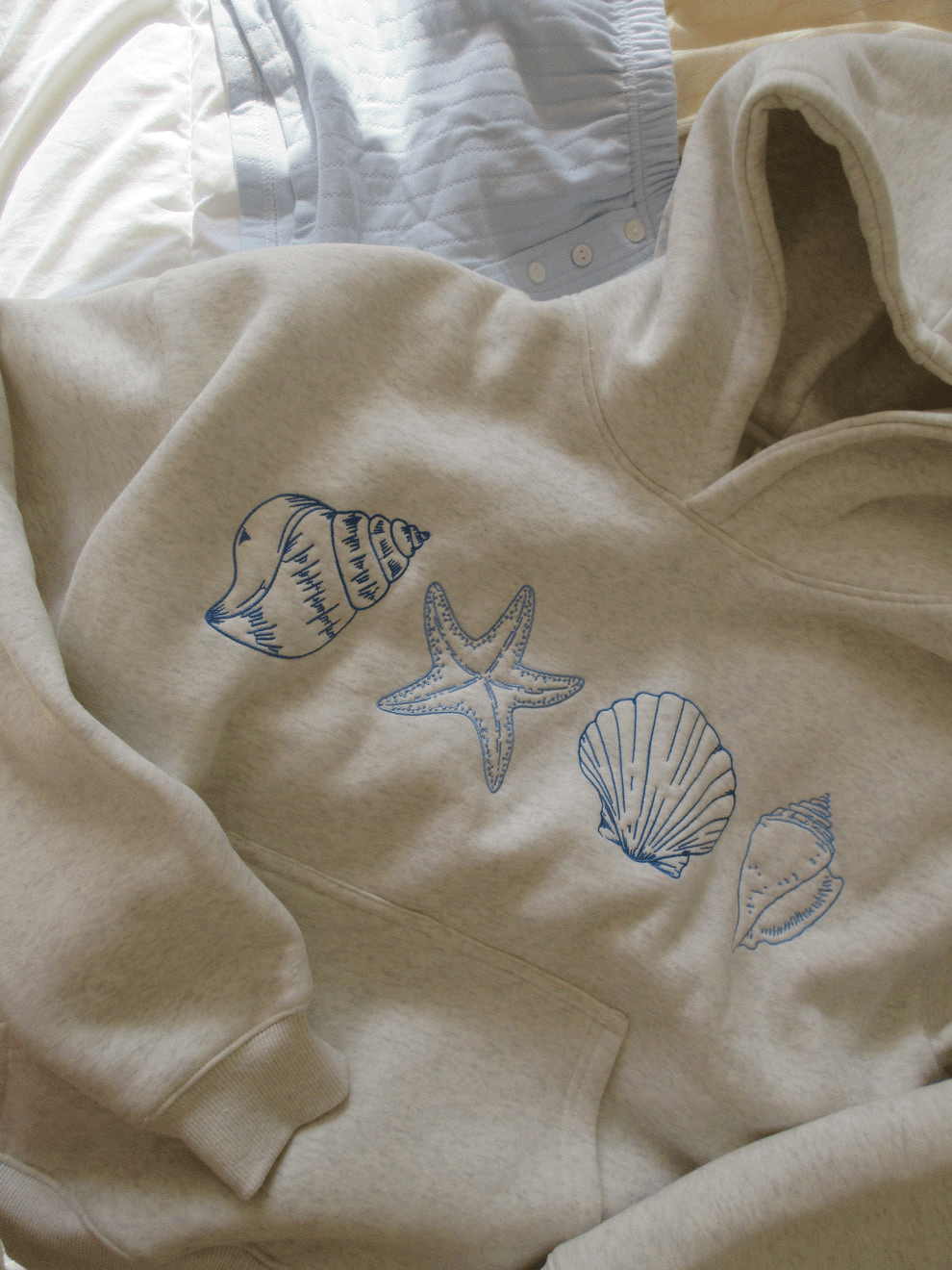 Prisana Bay Hoodie Seashell Hoodie Gifts For Ocean Lovers Birthday Gift for Husband - Gypsysystersgift