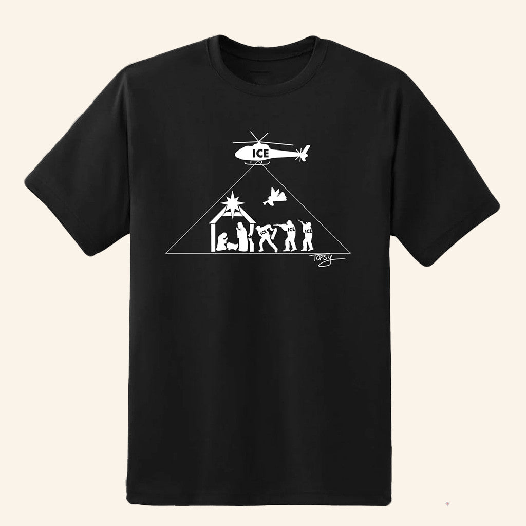 Punk With A Camera Merch ICE Cold Christmas Topsy Shirt Satirically T-Shirt Gifts For Him - GypsysystersGift