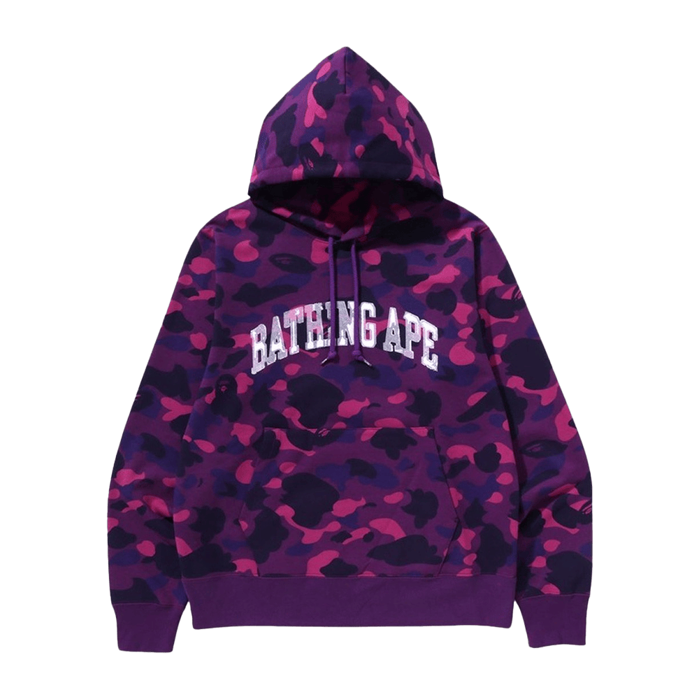 Purple Bape Camo Hoodie Cool Gift for Girlfriend Streetwear Hoodie for Women - Gypsysystersgift