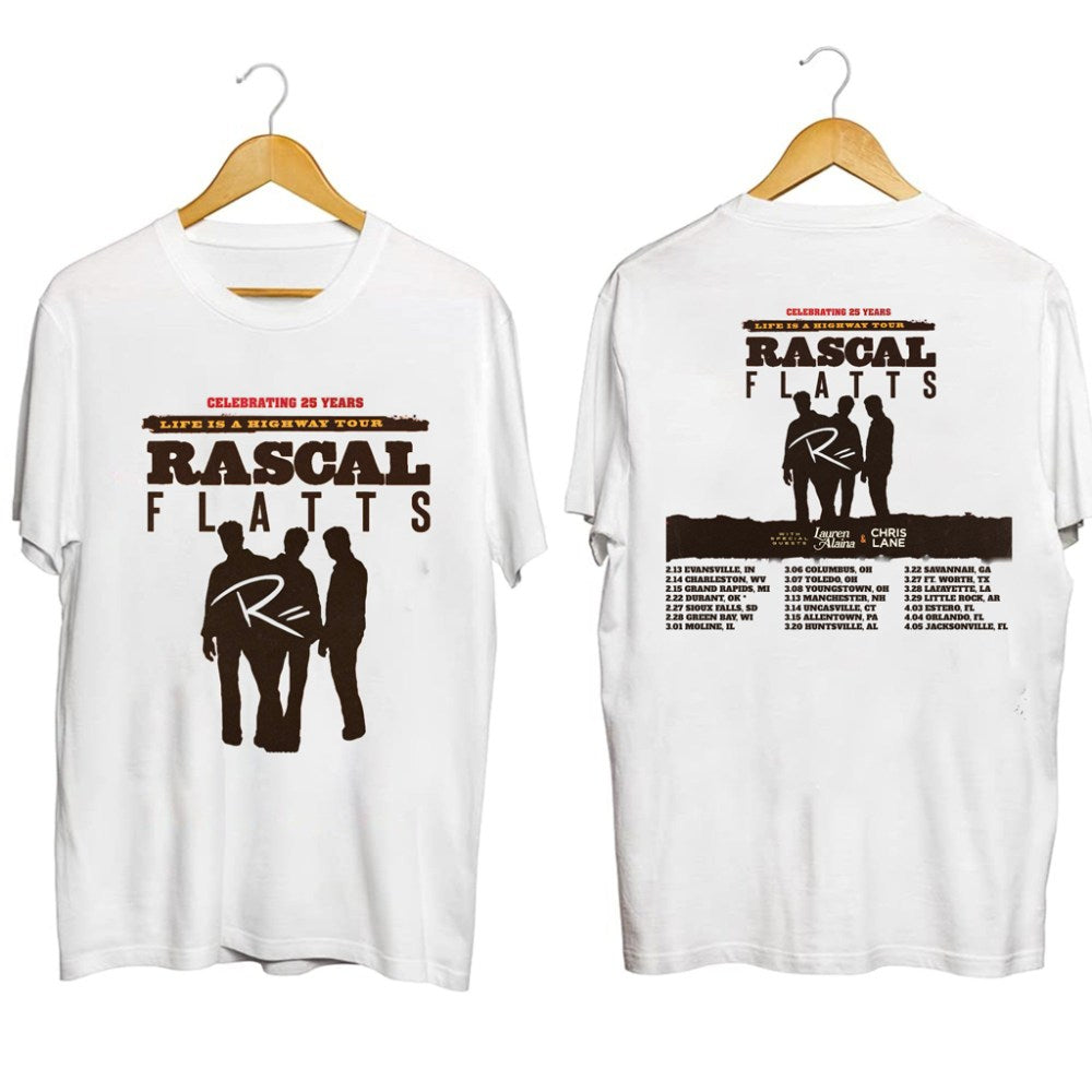 Rascal Flatts Life Is A Highway Tour Shirt Rascal Flatts Merch Best Gifts For Dad - Gypsysystersgift
