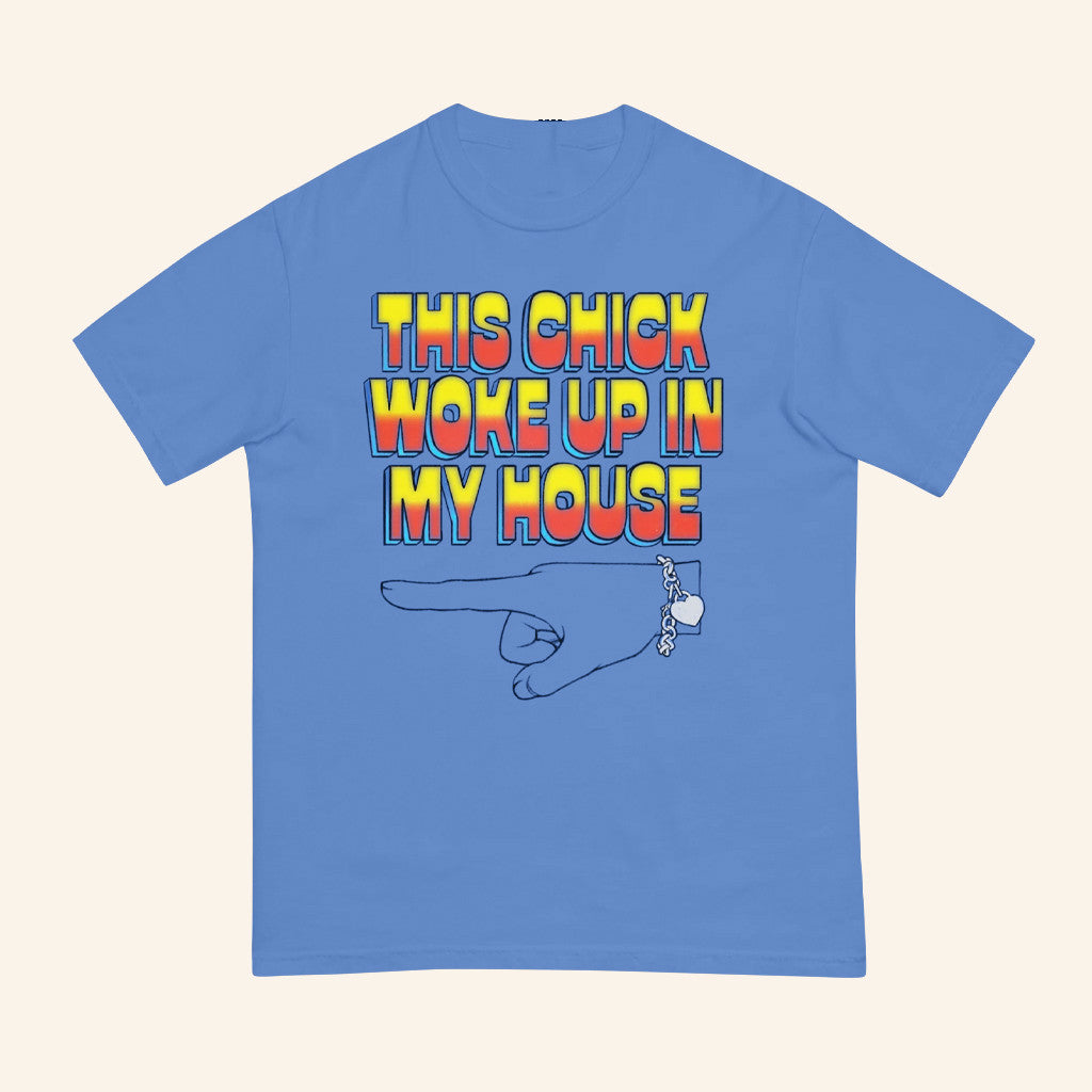 Ride Podcast Merch She Woke Up In My House T-Shirt Birthday Gift Ideas For Him - Gypsysystersgift
