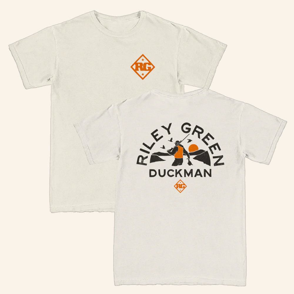 Riley Green Merch Tour 2025 Duckman T-Shirt Gift Ideas For Music Lovers - GypsysystersGift