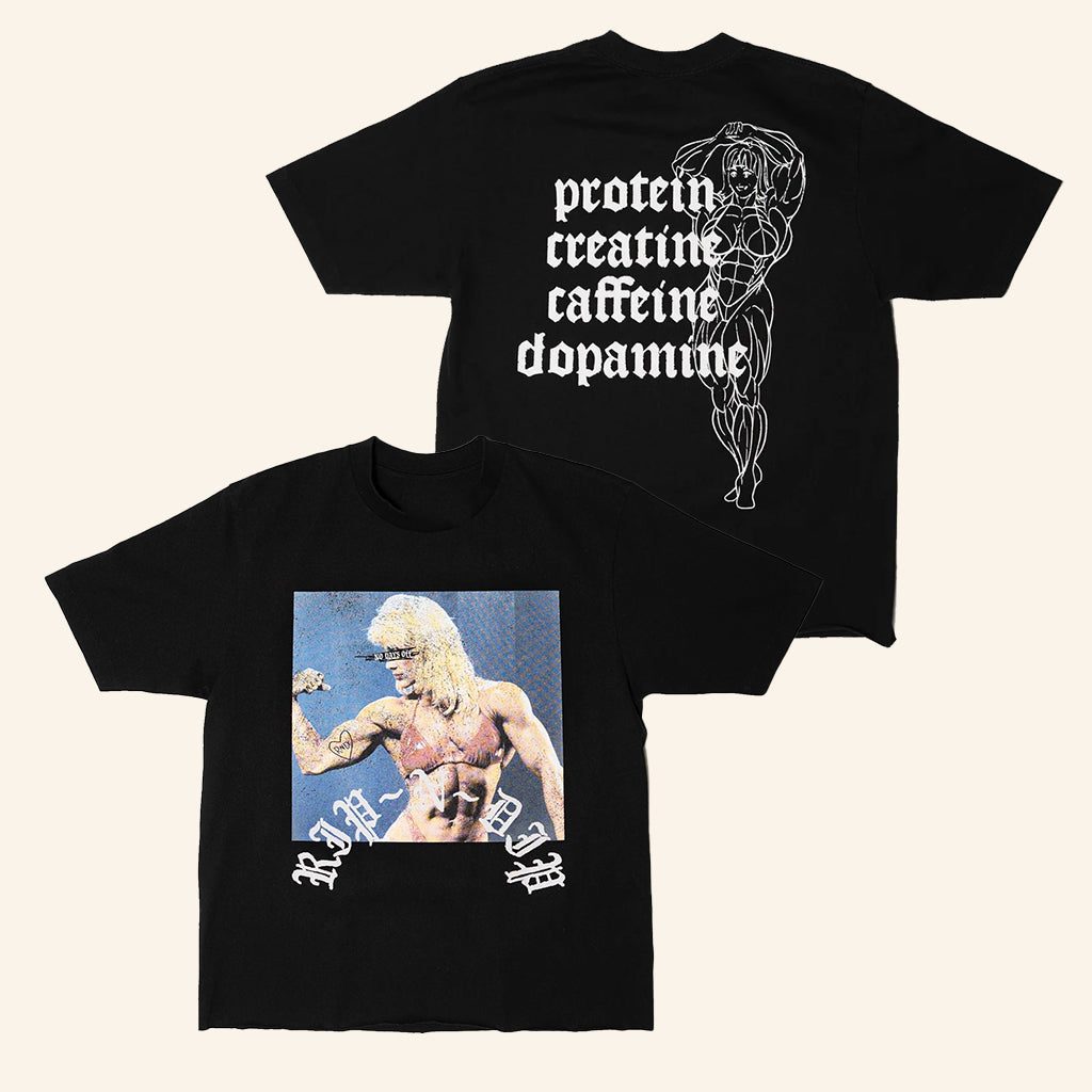 Ripndip Clothing Merch Protein Creatine Caffeine Dopamine T-Shirt Black Gifts For Friends - GypsysystersGift