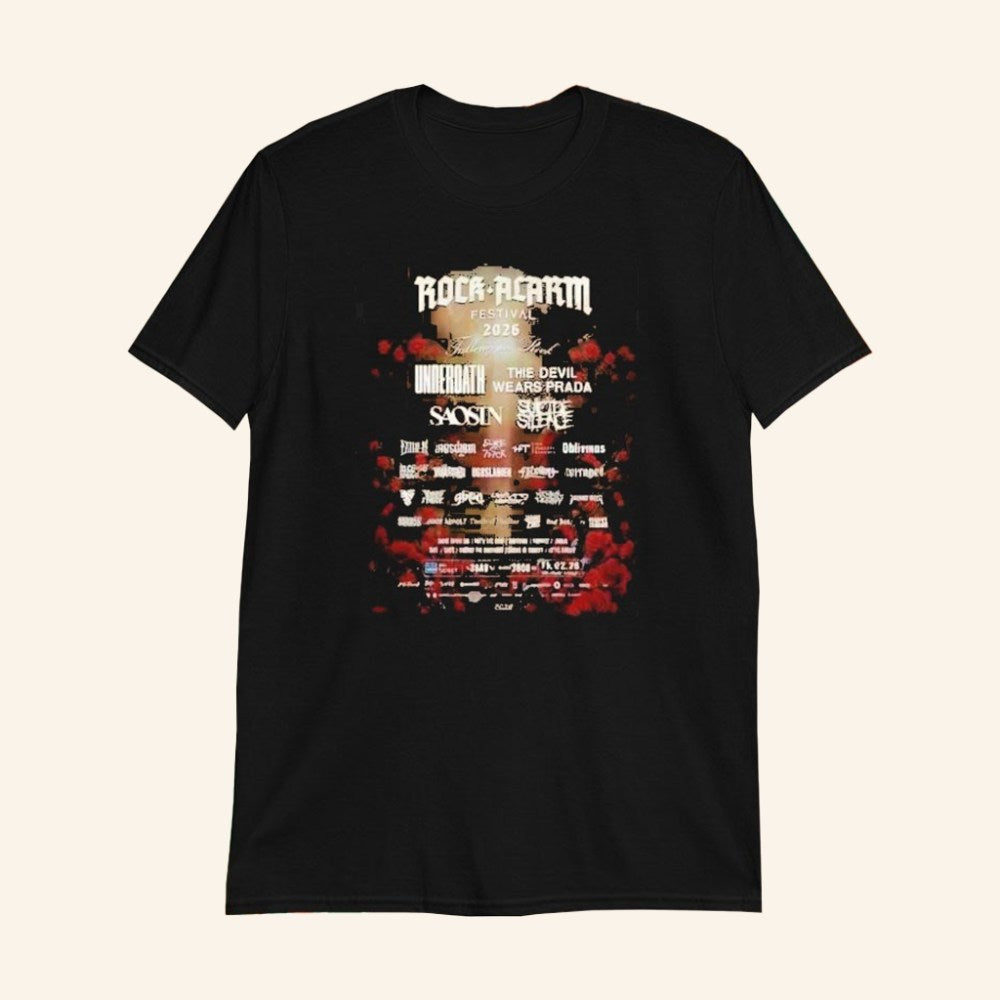 Rock Alarm Festival 2026 February 14 ESC Park Rangsit Post Hardcore Valentine Day Concert T-Shirt - GypsysystersGift