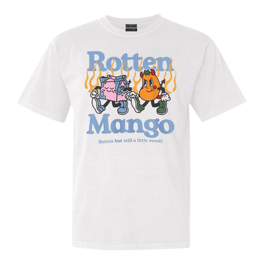 Rotten Mango Merch Stephanie Soo Rotten Mango White T-Shirt Father's Day Gift for Husband - GypsysystersGift