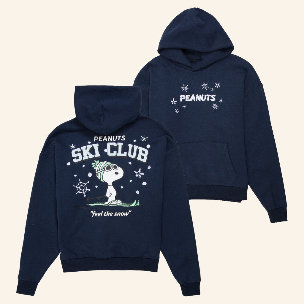 RSQ x Peanuts Snoopy Ski Club Hoodie Best Christmas Gifts For Him - Gypsysystersgift