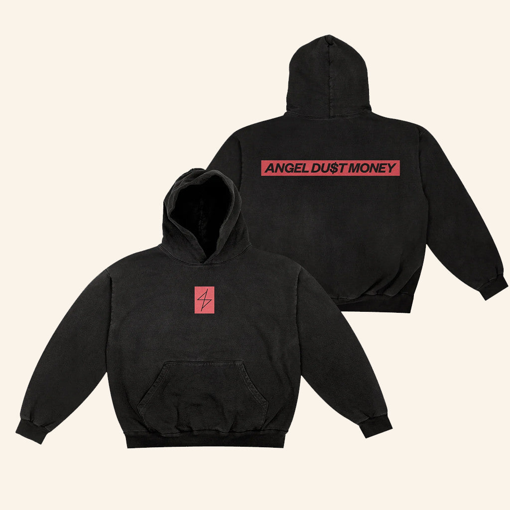 Run For Cover Records Merch Angel Dust Block Logo Hoodie Christmas Present Ideas For Him - Gypsysystersgift