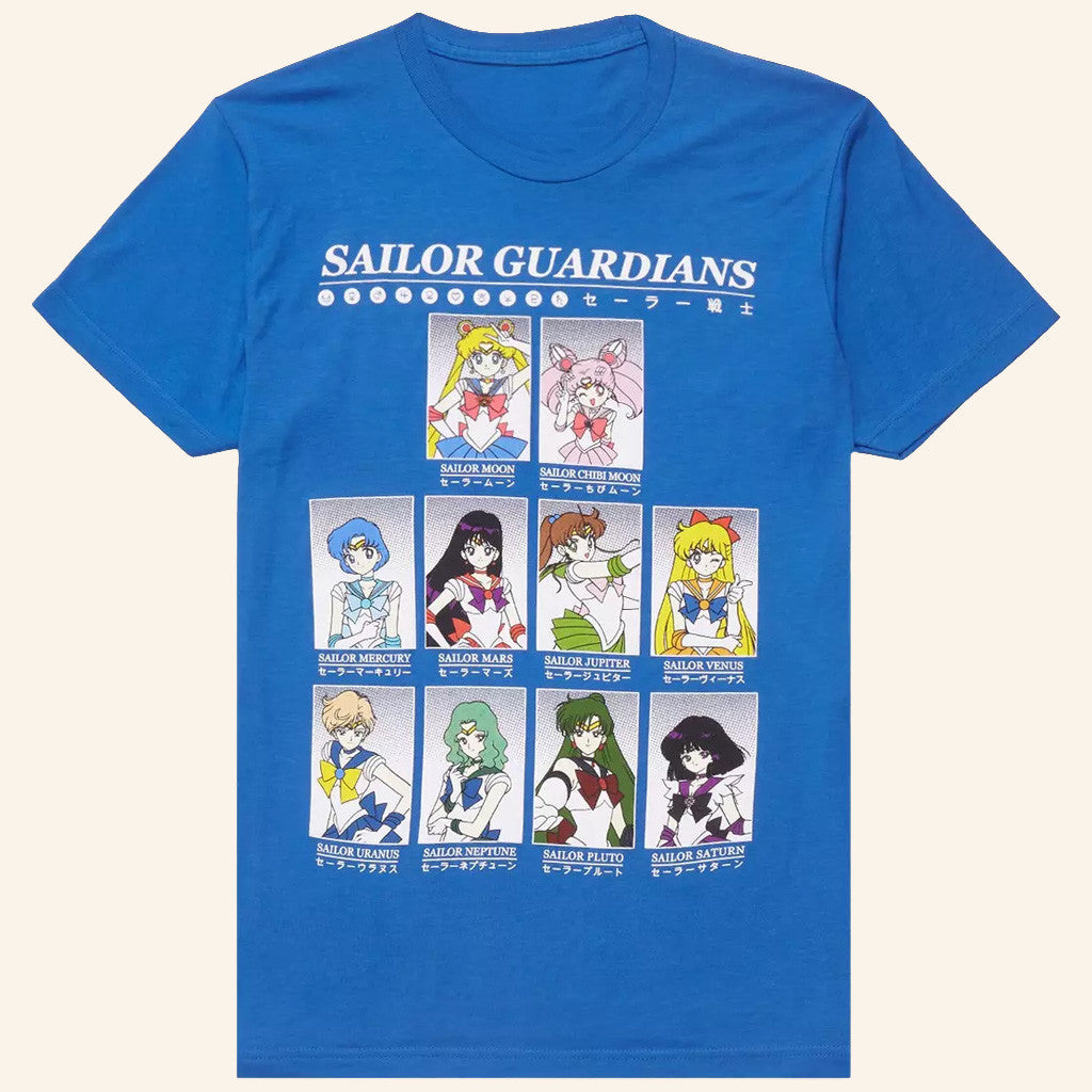 Sailor Moon Merch Sailor Guardians Yearbook Photos T-Shirt Best Gifts For Anime Lovers - GypsysystersGift