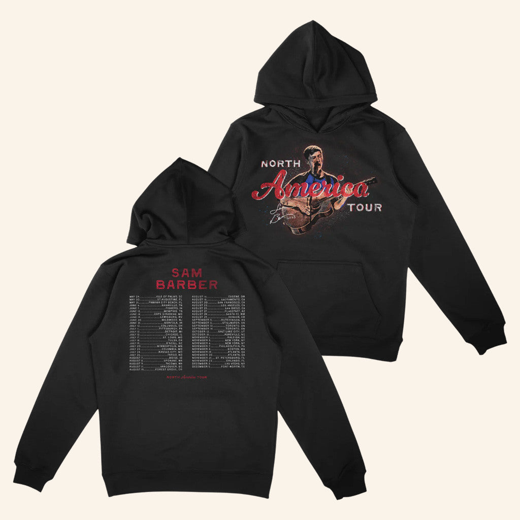 Sam Barber Merch Tour 2025 Sam Barber 2025 Tour Hoodie Gifts For Him - Gypsysystersgift