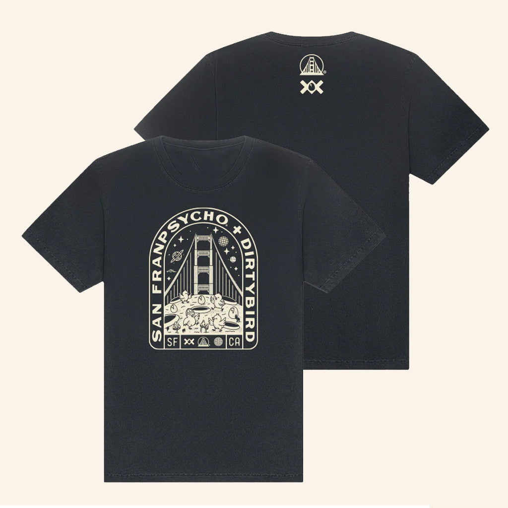 San Franpsycho Merch Moon Bridge T-Shirt Xmas Gifts For Him - Gypsysystersgift
