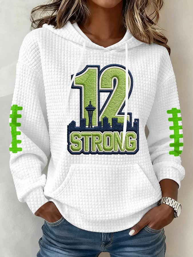 Seattle Football Hoodie 12 Strong Game Day Apparel Gifts For Wife - Gypsysystersgift