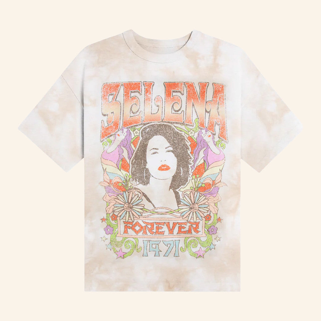 Selena Quintanilla Merch Selena Forever 1971 Tie Dye T-Shirt Gifts For Sister - Gypsysystersgift