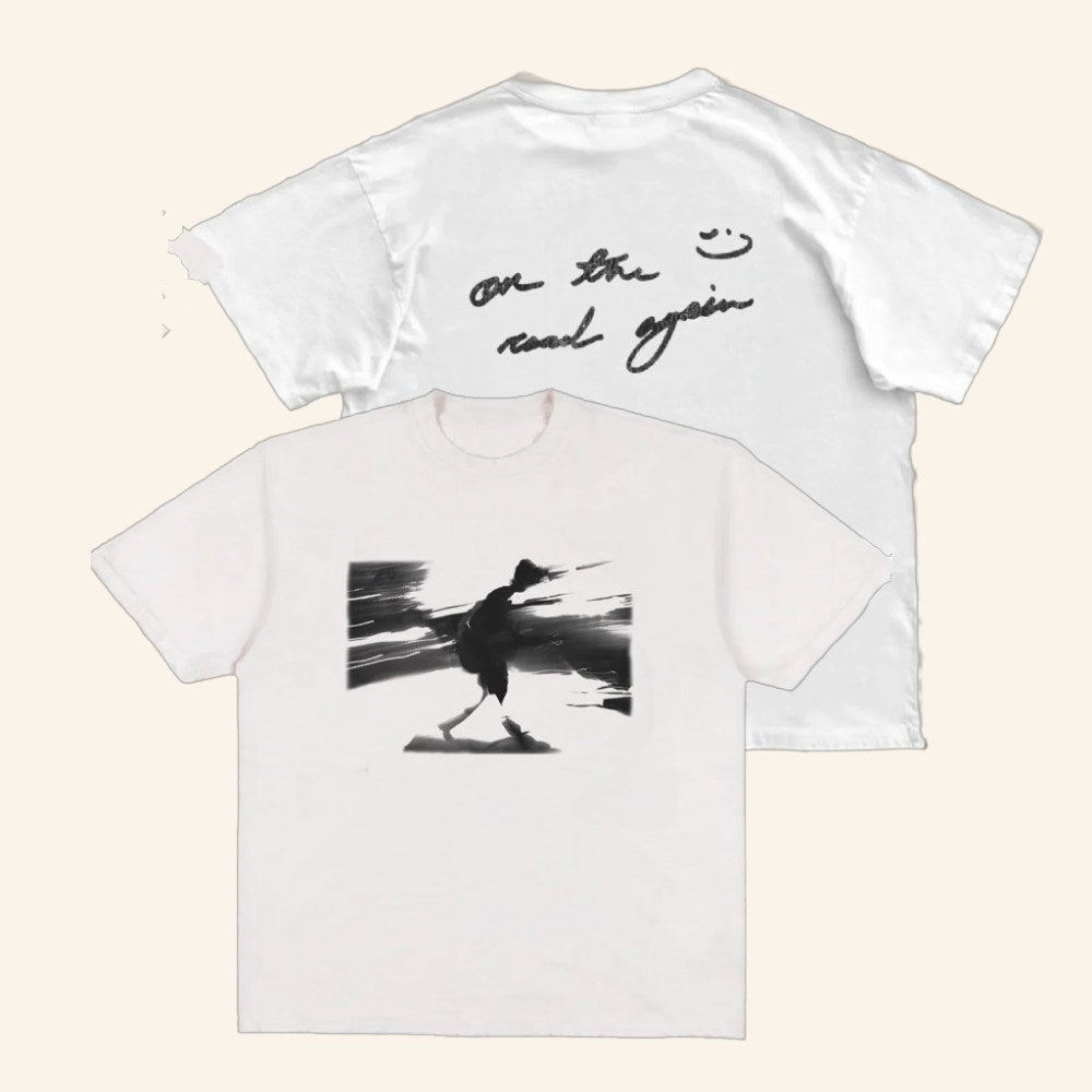 Shawn Mendes Merch Photo On The Road Again T-Shirt Music Lover Gifts For Him - Gypsysystersgift