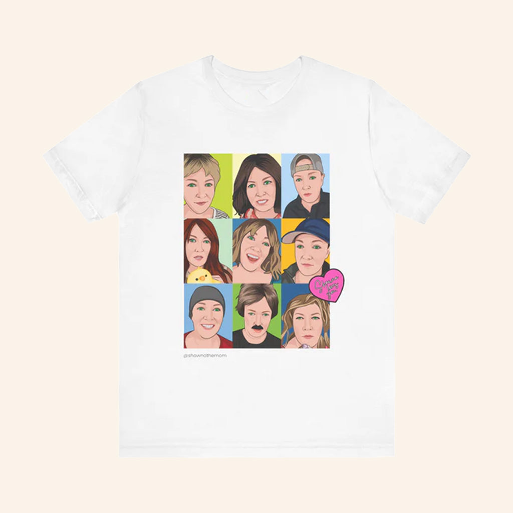 Shawna The Mom Merch Shawnaverse Grid T-Shirt Present For Friends - GypsysystersGift