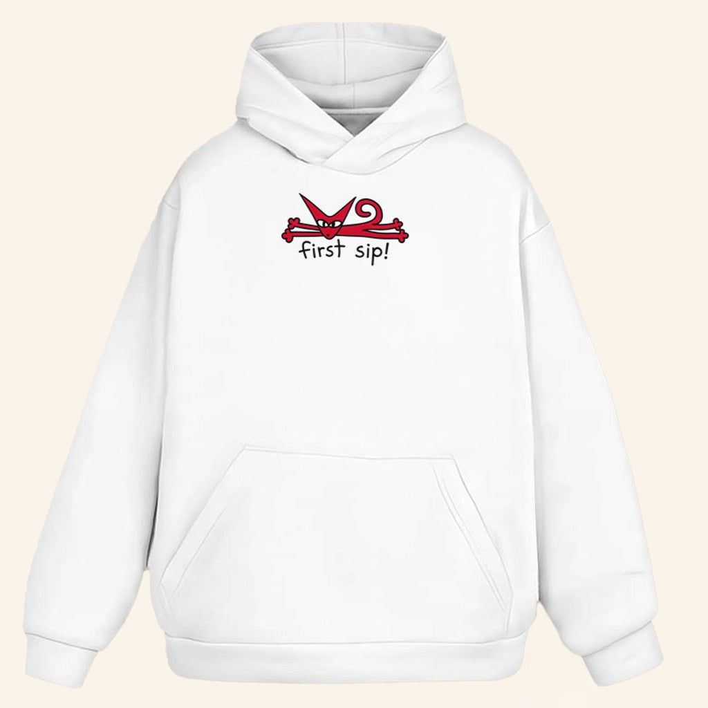 Sinjin Drowning Merch First Sip Hoodie Christmas Gifts For Husband - Gypsysystersgift