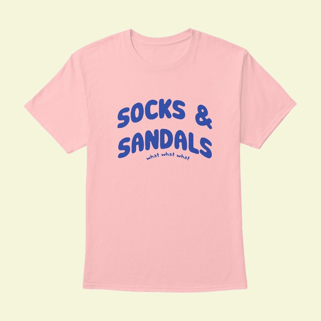 Sinjin Drowning Merch Socks And Sandals T-Shirt Birthday Gift For Her - GypsysystersGift