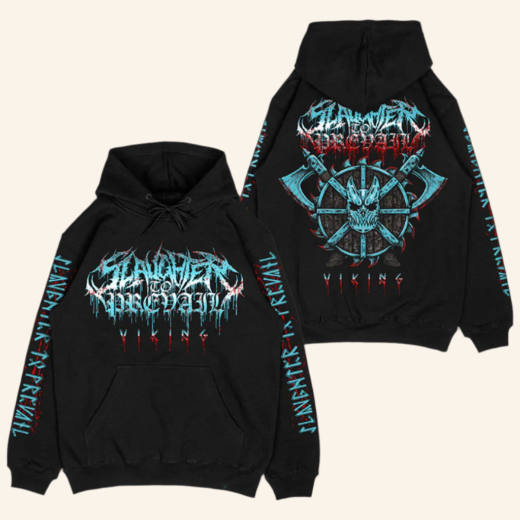 Slaughter To Prevail Merch Slaughter To Prevail Viking Hoodie Christmas Gifts For Him - Gypsysystersgift