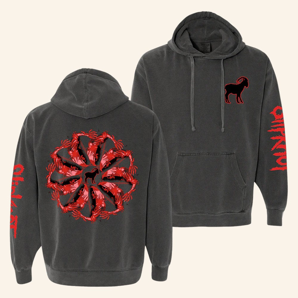 Slipknot Merch Goat Hands Hoodie Music Lover Gift Ideas For Him - Gypsysystersgift