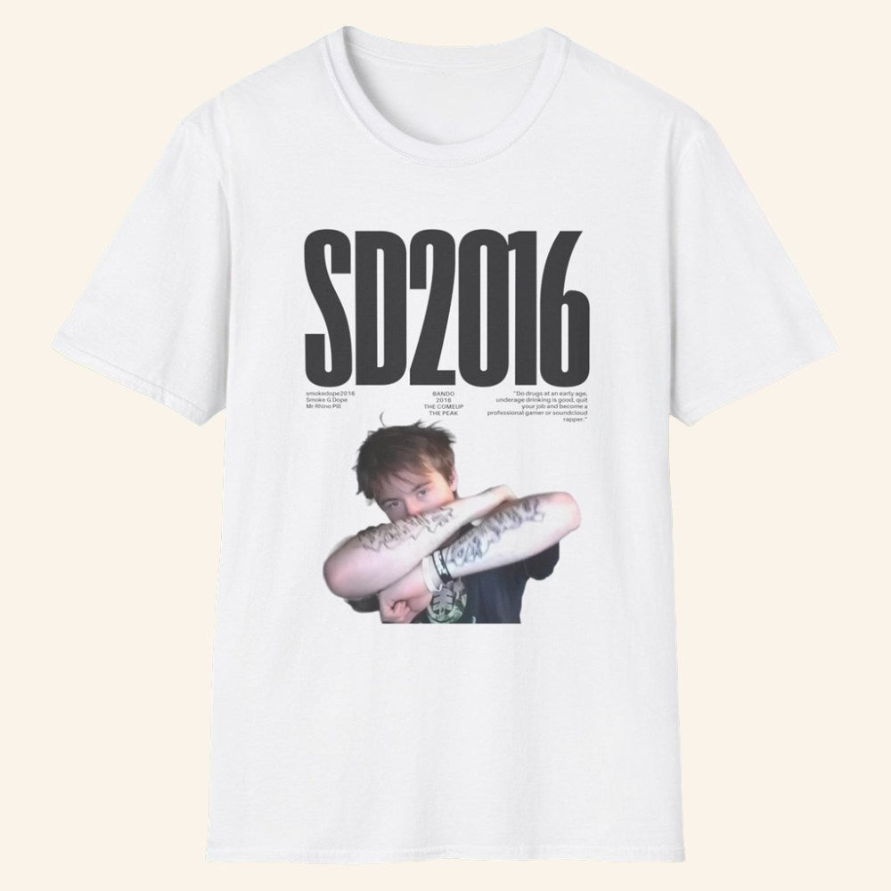 Smokedope2016 Merch SD2016 Bio T-Shirt Music Lover Gift Ideas For Him - GypsysystersGift