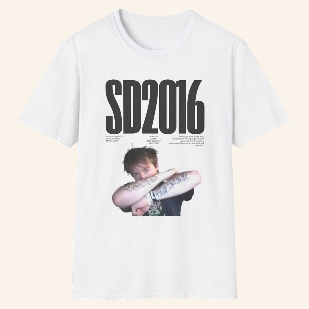 Smokedope2016 Merch SD2016 Bio T-Shirt Music Lover Gift Ideas For Him - GypsysystersGift