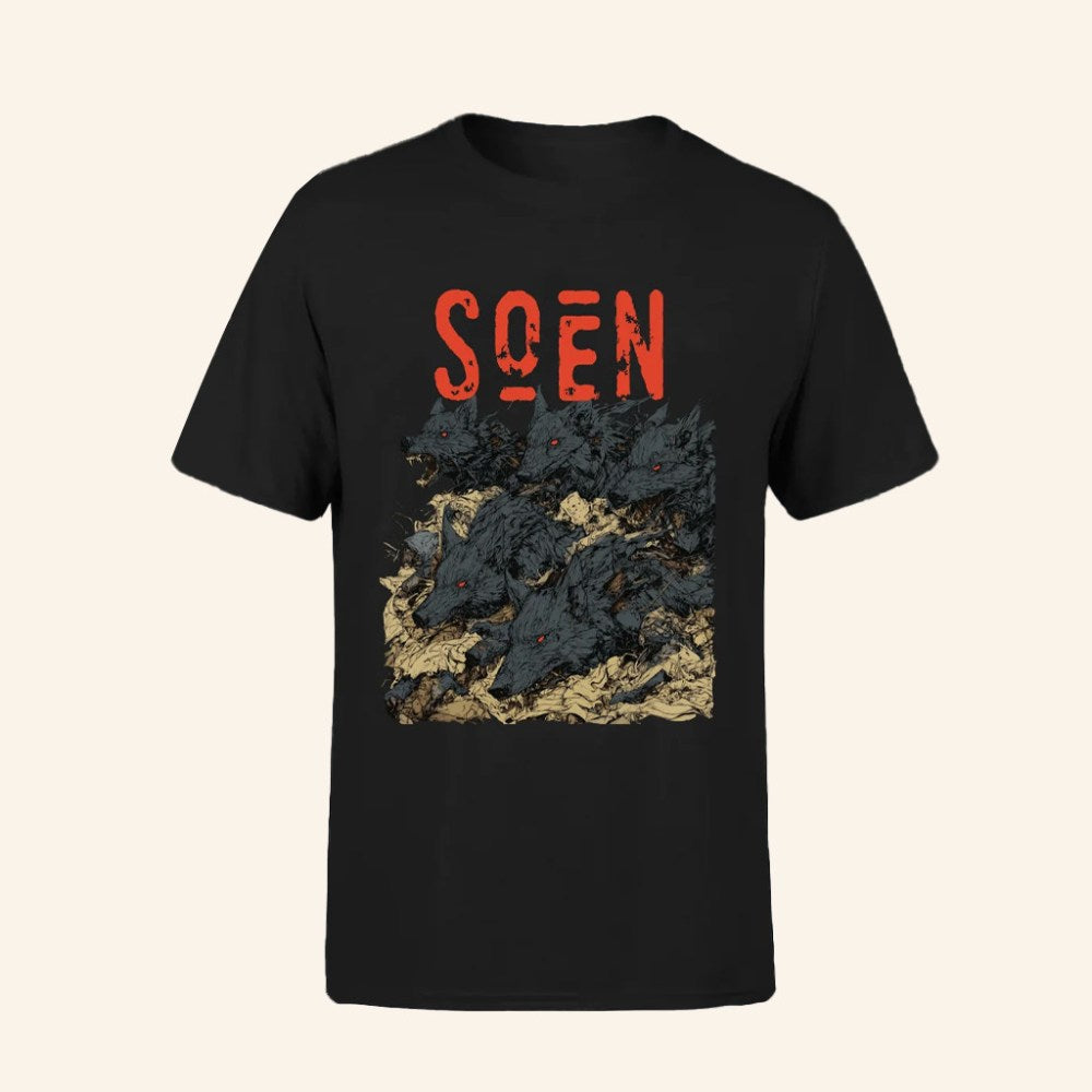 Soen Merch Wolves T-Shirt Birthday Gift Ideas For Him - Gypsysystersgift