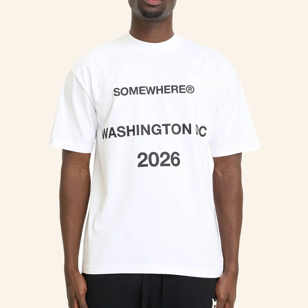 Somewhere Merch Somewhere Washington 2026 T-Shirt White Present For Him - GypsysystersGift