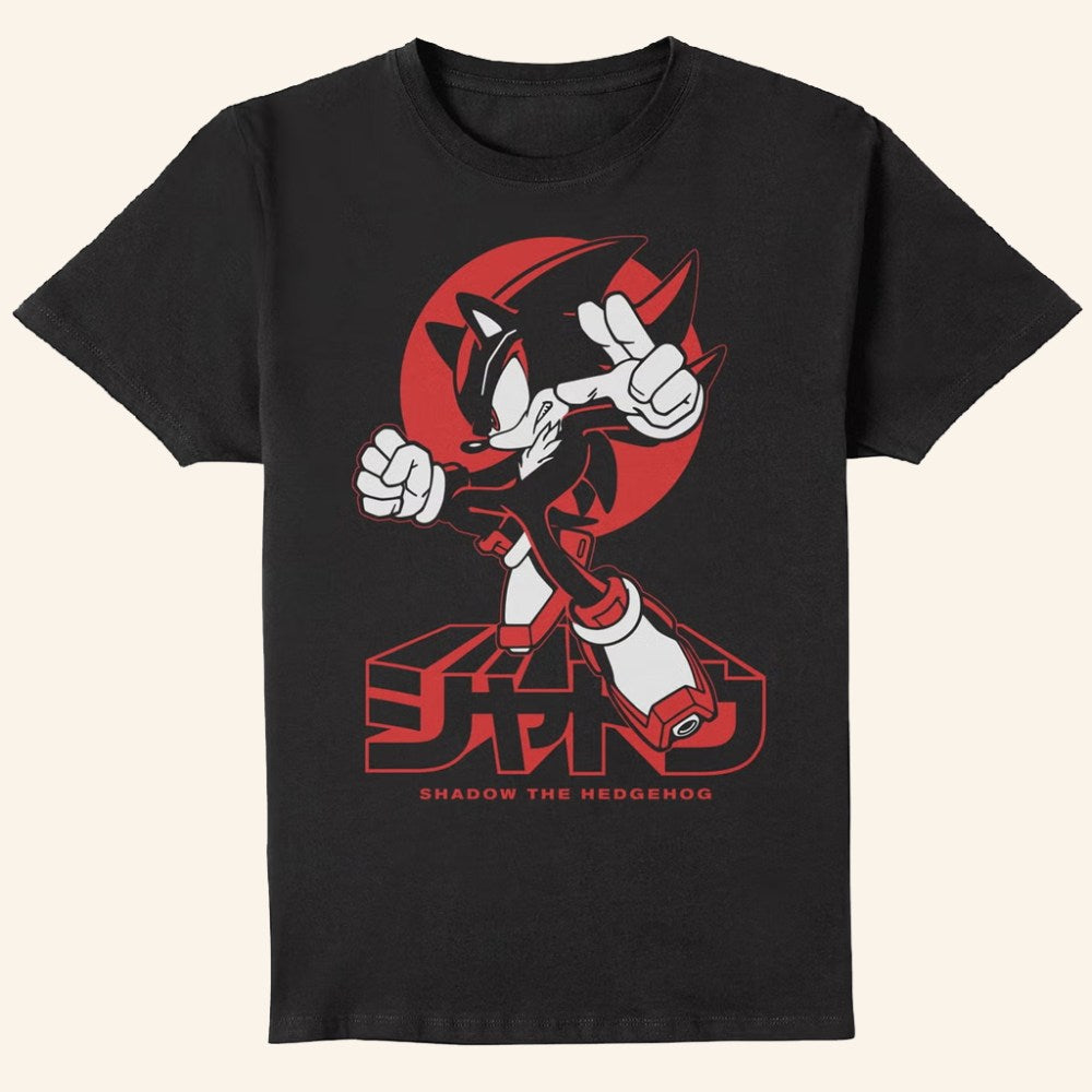 Sonic The Hedgehog Merch Shadow The Hedgehog T-Shirt Sonic Merch Gifts For Him - GypsysystersGift