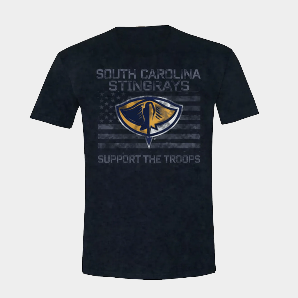 South Carolina Hockey Team Merch Military Appreciation T-Shirt 2026 Support The Troops Shirt - GypsysystersGift