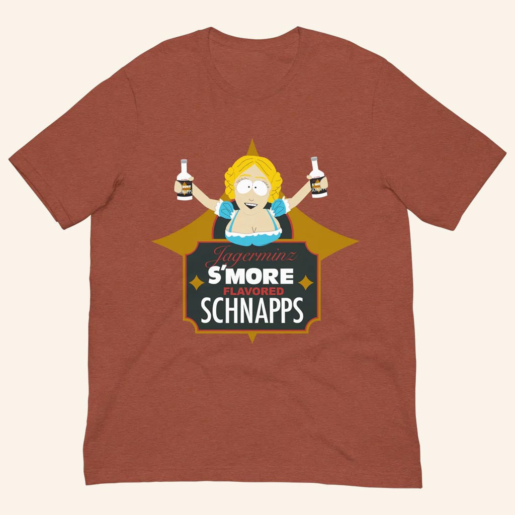 South Park Merch Jagerminz S'more Flavored Schnapps T-Shirt Gifts For Him Her - GypsysystersGift