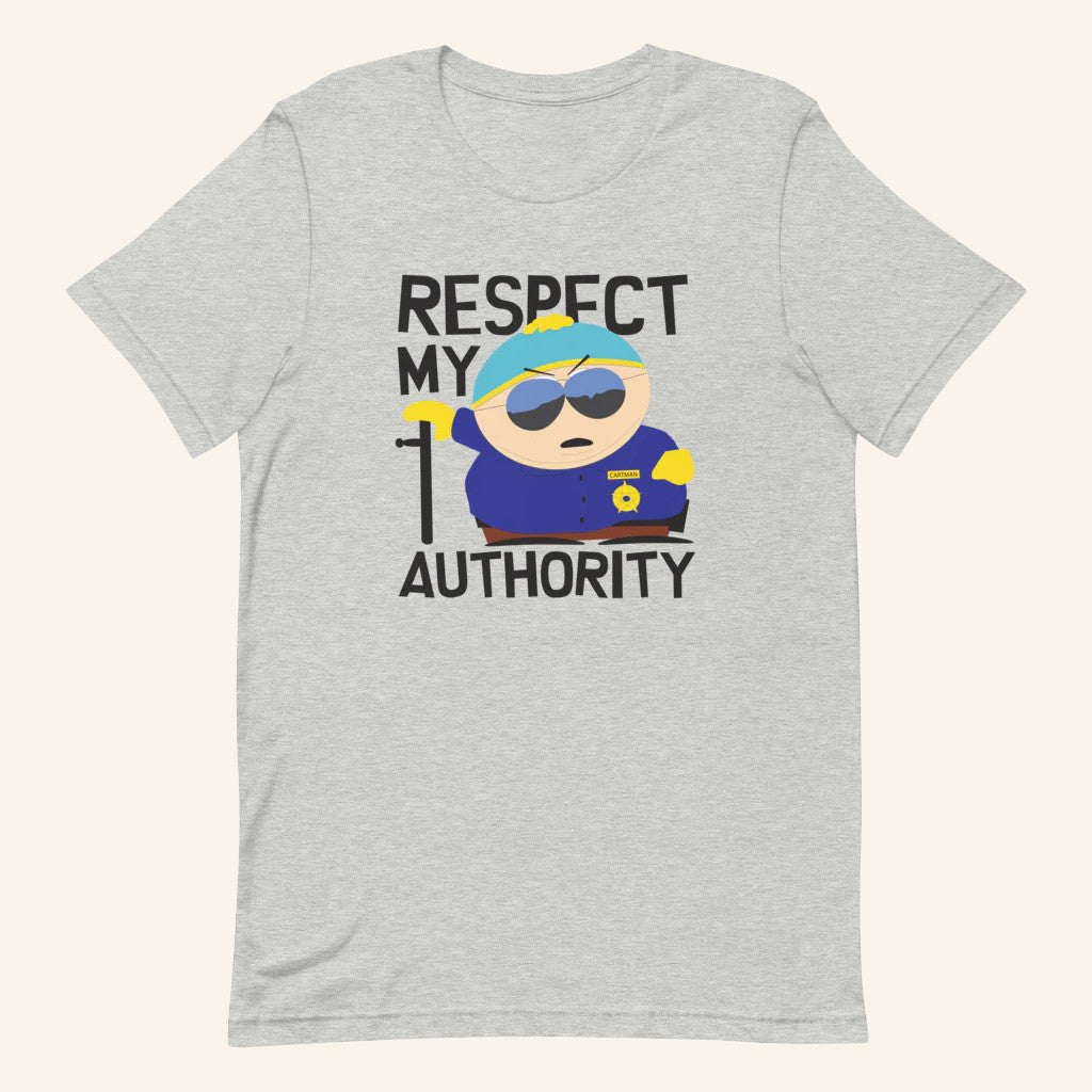 South Park Merch South Park Cartman Respect My Authority T-Shirt Best Gifts For Him - Gypsysystersgift