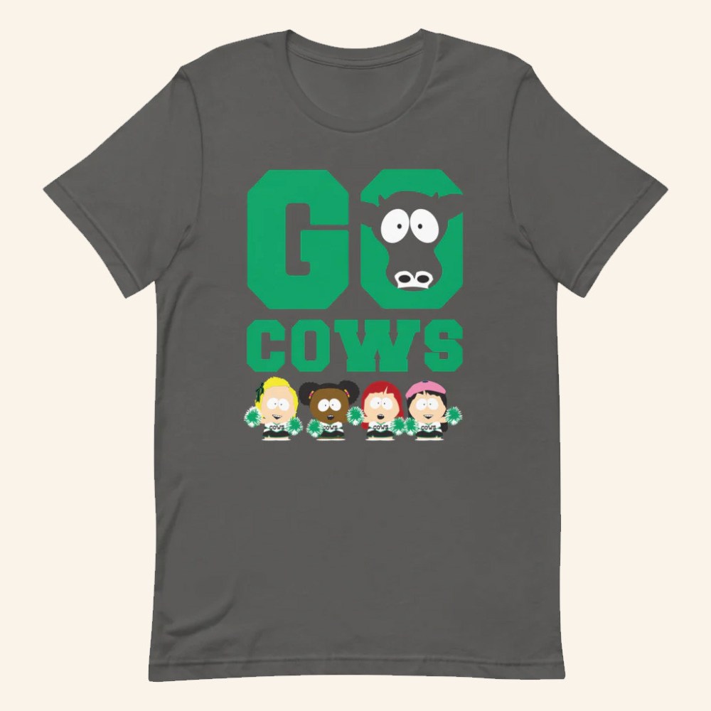 South Park Merch South Park Go Cows T-Shirt Best Birthday Gift For Him - Gypsysystersgift